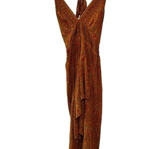 Silk Blend Smocked Back Sundress